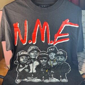 N.M.E Black Graphic Tee